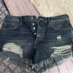Free people denim shorts